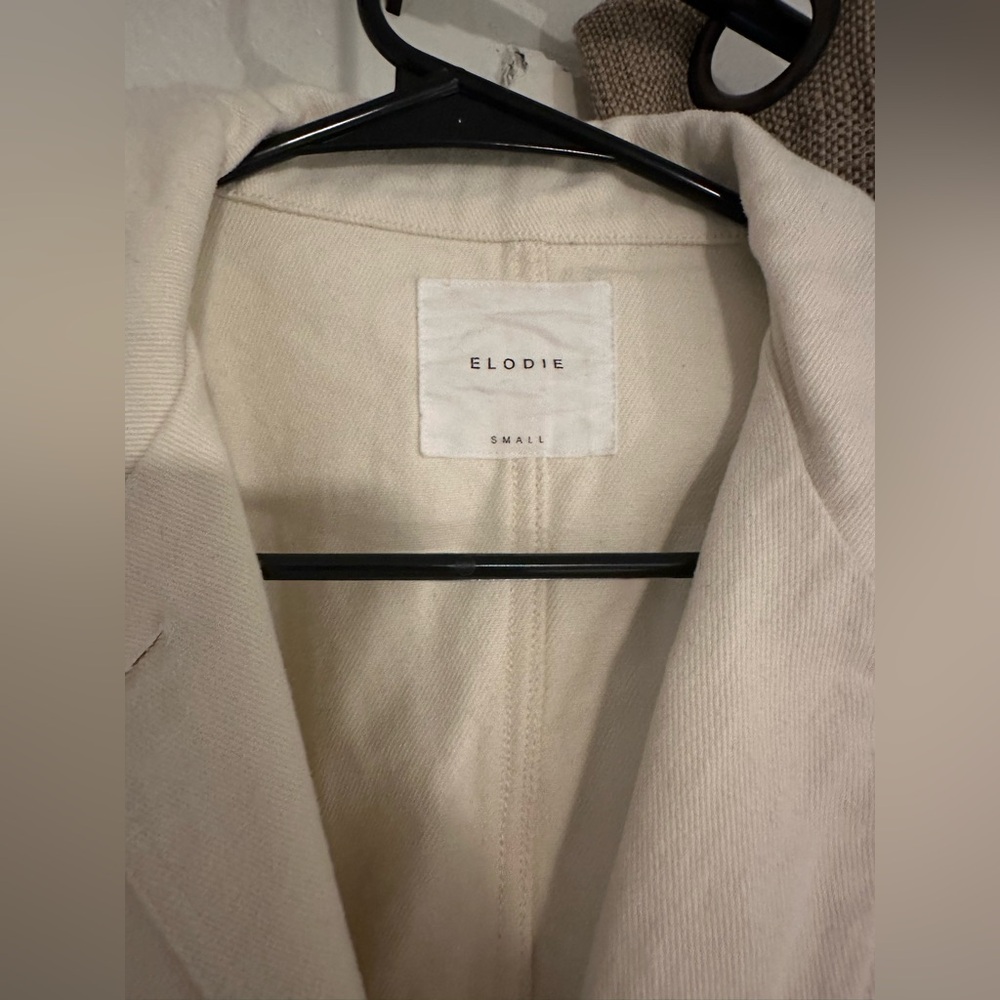 Elodie Cropped Women’s Jacket Cream - S
